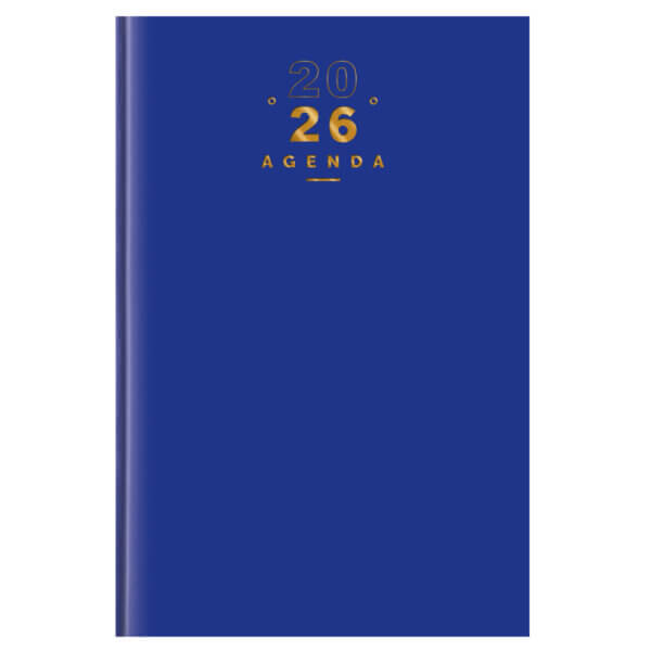 Agenda de caisse professionnel, format A21, couleur bleu