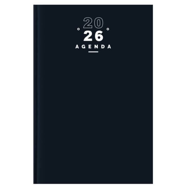 Agenda de caisse professionnel, format A21, couleur bleu marine