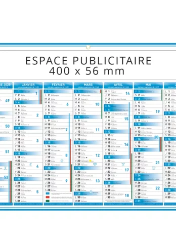 Calendrier C42 Classique Bleu