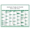 Calendrier format C55 en vert