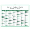 Calendrier format C55 en vert