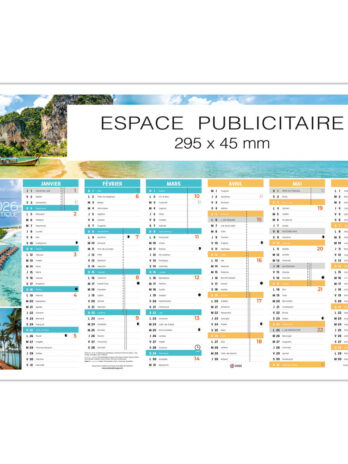 Calendrier C44 Exotique
