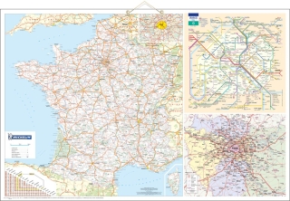 Carte des autoroutes de France